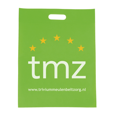 Non woven tas uitgestanst handvat